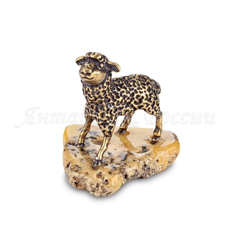 Овечка Латунь, янтарь